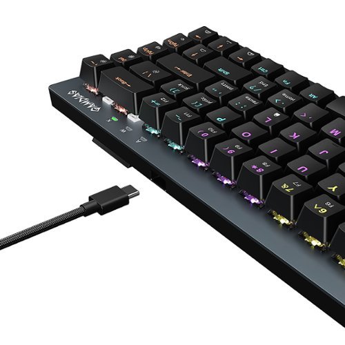 GAMDIAS Hermes M4 65% Wired Mechanical Gaming Keyboard with RGB Backlighting - Gunmetal Grey BUY ONLINE