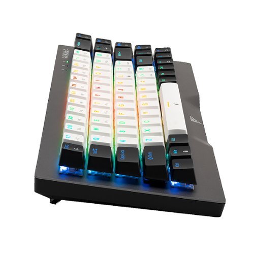 GAMDIAS Hermes M4 Hybrid 65% Wired Mechanical Gaming Keyboard with RGB Backlighting - Gunmetal Grey WHERE TO BUY