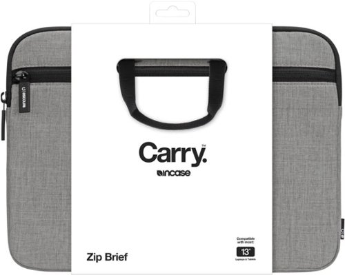 Incase Carry Zip Brief for up to 14 Laptop - Cement Gray WHERE TO BUY
