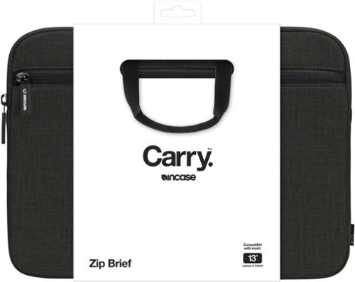 Incase Carry Zip Brief for up to 14 Laptop - Black WHERE TO BUY