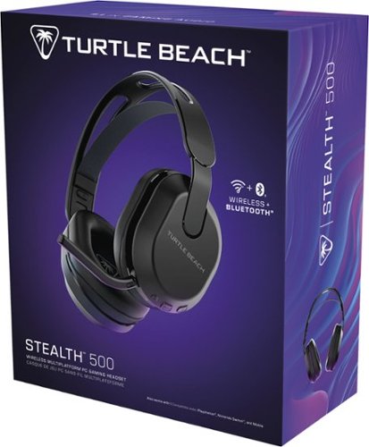Turtle Beach Stealth 500 Wireless Gaming Headset for PC, PS5, PS4 & Mobile - Black BUY IN SAUDI ARABIA