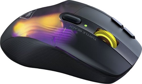 Turtle Beach Kone XP Air Wireless Optical Gaming Mouse with Charging Dock and AIMO RGB Lighting - Wireless - Black BUY IN UAE