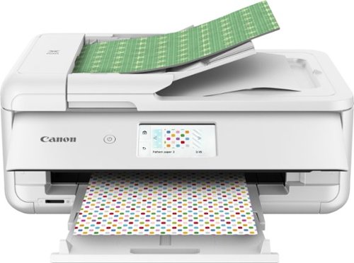  Canon - PIXMA TS9521Ca Wireless All-In-One Inkjet Printer - White