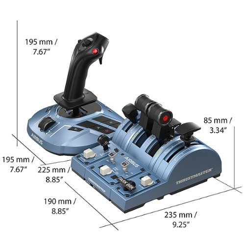 Thrustmaster TCA Airbus Edition 2点セット Thrustmaster TCA Airbus Edition 2点セット
