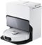 Roborock - S8 MaxV Ultra Robot Vacuum and Mop with FlexiArm Design Side Brush, 10,000 Pa Suction and 8-in-1 RockDock Ultra - White-Front_Standard