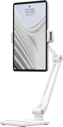 Twelve South HoverBar Duo with Quickswitch Tab for Apple iPad or iPhone - White WORLDWIDE DELIVERY
