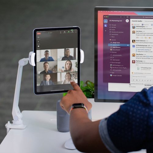 Twelve South HoverBar Duo with Quickswitch Tab for Apple iPad or iPhone - White SHOP ONLINE