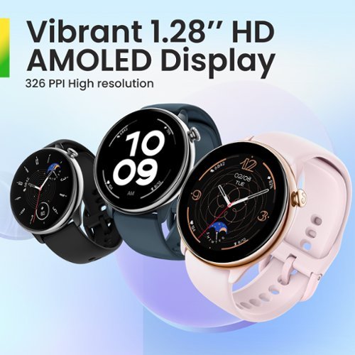 Amazfit GTR Mini Smartwatch 32.5 Stainless Steel - Black BUY IN SINGAPORE