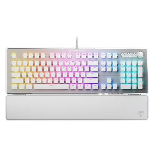 Turtle Beach - Vulcan II Full-size Wired Mechanical TITAN II Switch Gaming Keyboard with RGB Illuminated Keys - White
