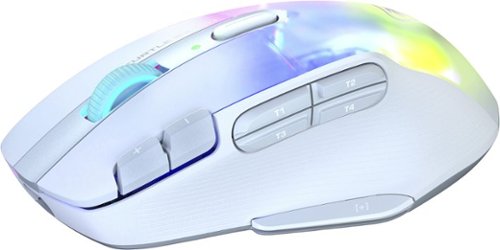 Turtle Beach Kone XP Air Wireless Optical Gaming Mouse with Charging Dock and AIMO RGB Lighting - Wireless - White BUY IN MIDDLE EAST
