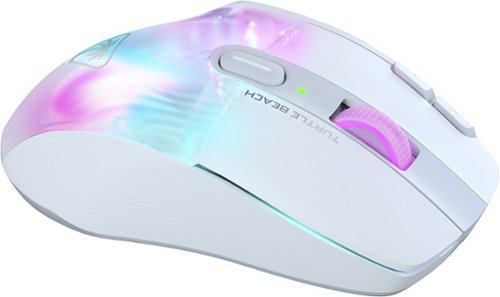 Turtle Beach Kone XP Air Wireless Optical Gaming Mouse with Charging Dock and AIMO RGB Lighting - Wireless - White BUY IN UAE