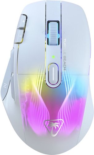 Turtle Beach Kone XP Air Wireless Optical Gaming Mouse with Charging Dock and AIMO RGB Lighting - Wireless - White BUY IN SAUDI ARABIA