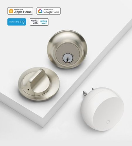 Level Lock+ Connect Smart Lock Bluetooth/WiFi Replacement Deadbolt with Apple HomeKey/App/Key - Satin Nickel SHOP ONLINE