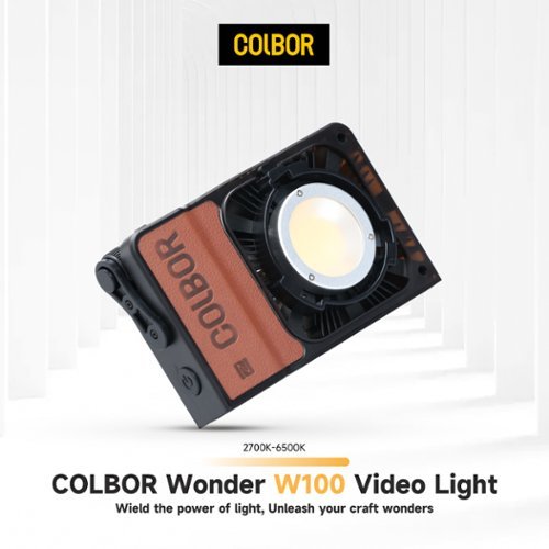 COLBOR Wonder W100 Bi-Color Pocket COB Video Light - Black BUY IN MALAYSIA