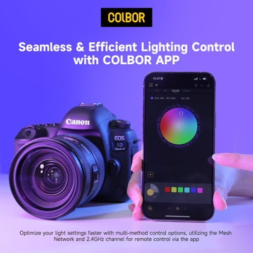 COLBOR Wonder W100 Bi-Color Pocket COB Video Light - Black BUY IN TAIWAN