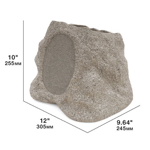 Victrola Outdoor Wireless Bluetooth Solar Rock Speaker Connect (Each) - Stone BUY ONLINE