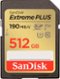 SanDisk - Extreme PLUS 512GB SDHC/SDXC UHS-I Memory Card-Front_Standard