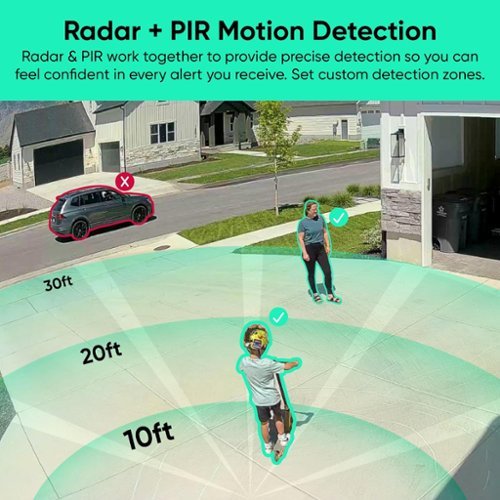 Wyze Battery Cam Pro 2k HDR Wireless Outdoor/Indoor WiFi Security Camera with Motion Detection and Two-Way Audio - White WORLDWIDE DELIVERY