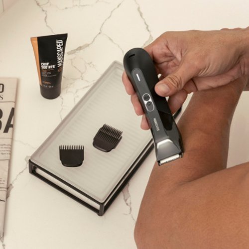 Manscaped The Lawn Mower 4.0 Pro Refined Package SkinSafe Rechargeable Wet/Dry Groin and Body Hair Trimmer, Grooming Gift Set - Black WHERE TO BUY