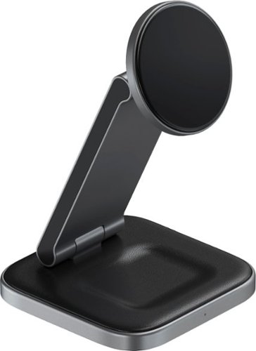 Satechi 3-in-1 Foldable Qi2 Wireless Charging Stand for iPhone, Apple Watch, and AirPods - Space Gray BUY IN AUSTRALIA