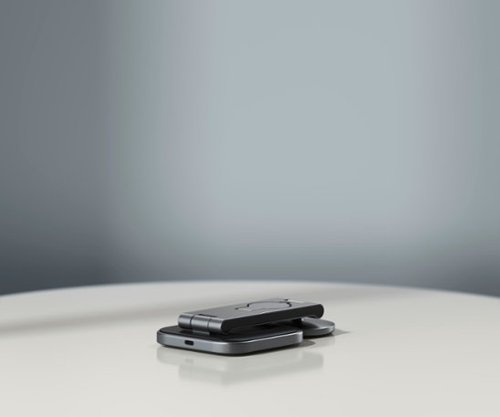 Satechi 3-in-1 Foldable Qi2 Wireless Charging Stand for iPhone, Apple Watch, and AirPods - Space Gray BUY ONLINE