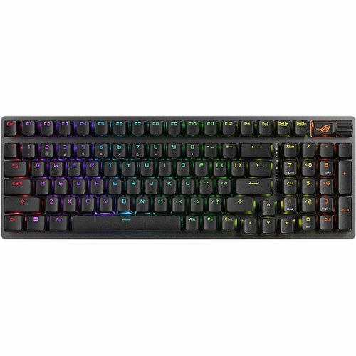 ASUS - Strix Scope II 96 Wireless Ergonomic Bluetooth Mechanical Gaming Keyboard with Anti-ghosting - Black-Front_Standard 