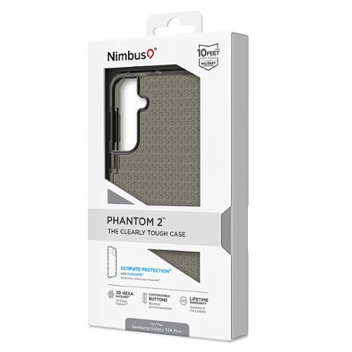 Nimbus9 Phantom 2 Case for Samsung Galaxy S24 Plus, Military Protection Standard, Powerful 3D Texture, Shock Suspension - Carbon HOW TO BUY