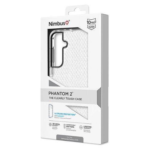 Nimbus9 Phantom 2 Case for Samsung Galaxy S24, Military Protection Standard, Powerful 3D Texture, Shock Suspension - Clear HOW TO BUY