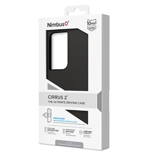 Nimbus9 Cirrus 2 Case for Samsung Galaxy S24 Ultra Case - Basic with Mount - Crimson - Textured Finish - Integrated Mounting - Black HOW TO BUY