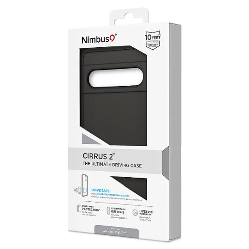 Nimbus9 Cirrus 2 Google Pixel 7 Pro Case - Basic with Mount - Crimson - Textured Finish - Integrated Mounting - Black HOW TO BUY