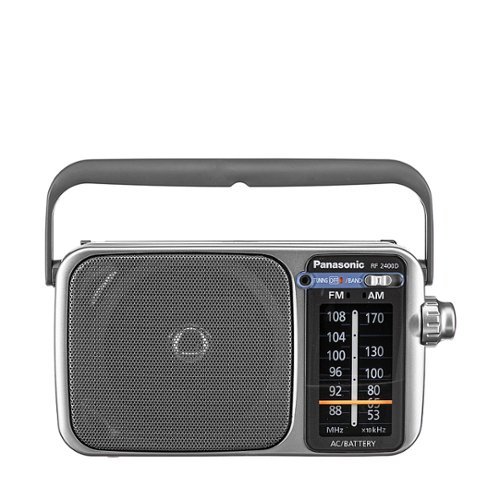  Panasonic - Portable AM / FM Radio - Silver