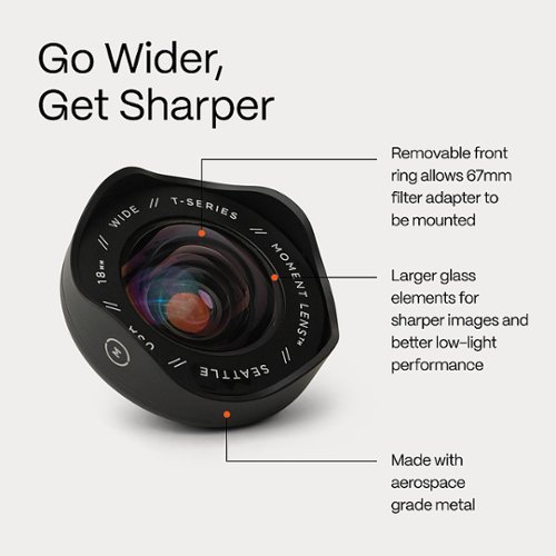 Moment Wide T-Series 18mm Lens Filter WORLDWIDE DELIVERY