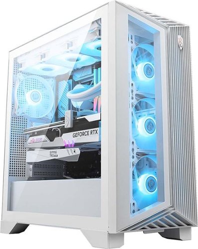 MSI - Aegis R2  Gaming Desktop - Intel Core i7-14700F - 32GB Memory - NVIDIA GeForce RTX 4070 Super - 2TB SSD - Black - White