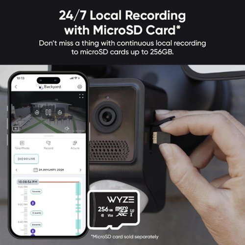Wyze Wired Outdoor Wi-Fi, 2800 Lumen Floodlight Home 2k Security Camera v2 - Black HOW TO BUY