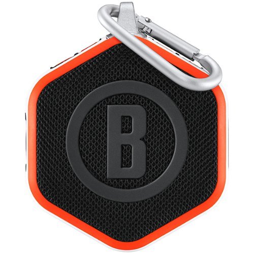 Bushnell Wingman Mini 4 Golf GPS Bluetooth Speaker - Orange/White WORLDWIDE DELIVERY