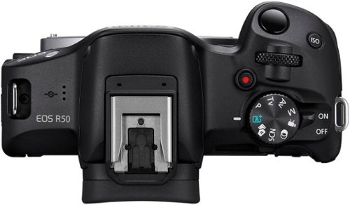 Canon EOS R50 4K Video Mirrorless Camera with RF-S10-18mm F4.5-6.3 IS STM Lens Video Creator Kit - Black WORLDWIDE DELIVERY