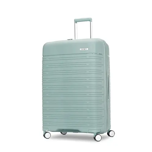 Front. Samsonite - Elevation Plus 30" Expandable Spinner Suitcase - Cypress Green.