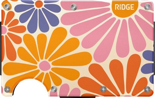 The Ridge Wallet Aluminum - Flower Power GLOBAL SHIPPING