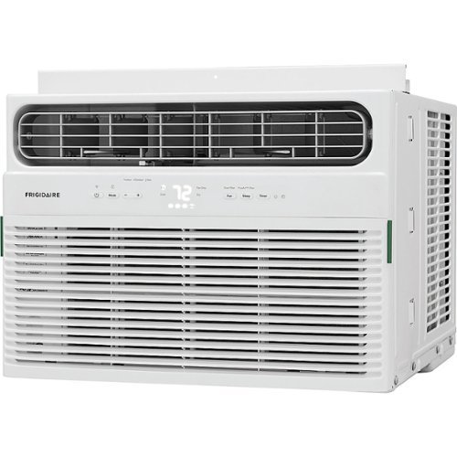  Frigidaire - 10,000 BTU Smart Window Air Conditioner with Wi-Fi and Remote in White - White