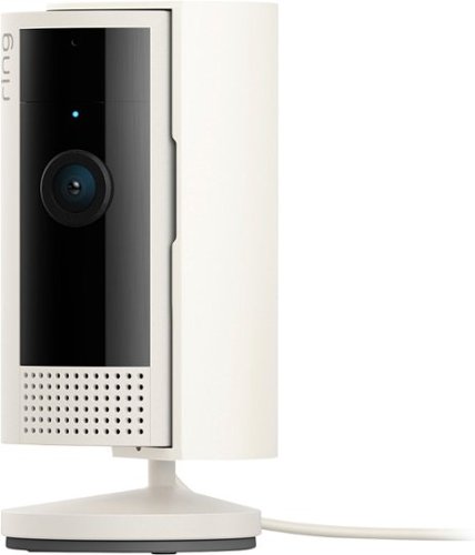 Ring - Indoor Plug-In 1080p Security Camera (2nd - Generation) with Privacy cover - Starlight