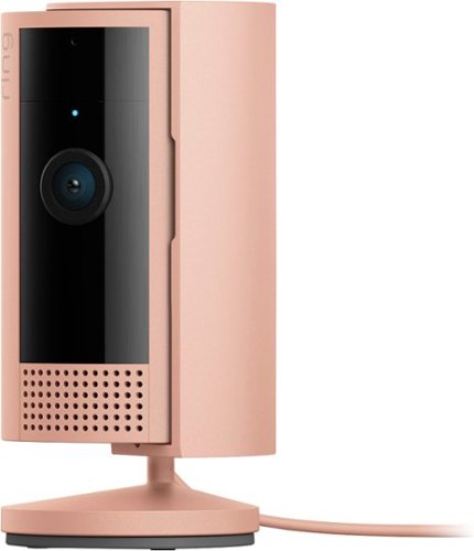 Ring - Indoor Plug-In 1080p Security Camera (2nd - Generation) with Privacy cover - Blush