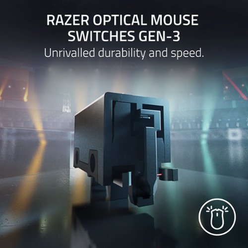 Razer DeathAdder V3 HyperSpeed Lightweight Optical Gaming Mouse with 100 Hour Battery - Wireless - Black GLOBAL SHIPPING