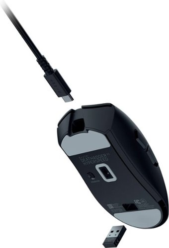 Razer DeathAdder V3 HyperSpeed Lightweight Optical Gaming Mouse with 100 Hour Battery - Wireless - Black BUY IN MIDDLE EAST