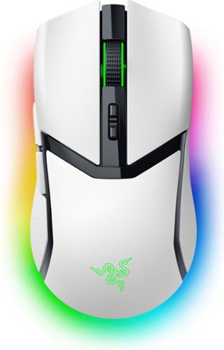 Razer - Cobra Pro Wireless Gaming Mouse with Chroma RGB Lighting and 10 Customizable Controls - White