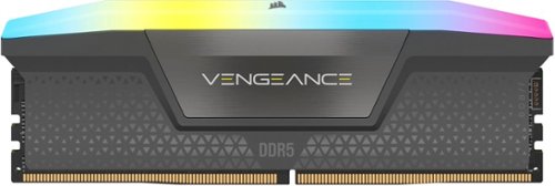 CORSAIR - VENGEANCE RGB 32GB (2x16GB) 6000MHz DDR5 C30 AMD EXPO & Intel XMP DIMM Desktop Memory - Gray