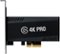 Elgato - 4K Pro – 8K60 Passthrough/4K60 Capture for PC, Nintendo Switch 2, PS5, Xbox Series X with HDMI 2.1, VRR, HDR10 - Black-Front_Standard