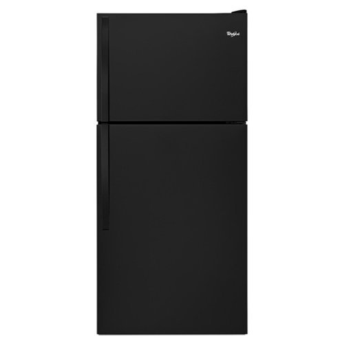 Whirlpool - 18.2 Cu. Ft. Top-Freezer Refrigerator - Black