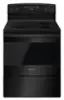Front. Amana - 4.8 Cu. Ft. Freestanding Electric Range - Black.