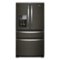 Whirlpool - 24.5 Cu. Ft. 4-Door French Door Refrigerator - Black Stainless Steel-Front_Standard