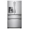 Whirlpool - 24.5 Cu. Ft. 4-Door French Door Refrigerator - Stainless Steel-Front_Standard